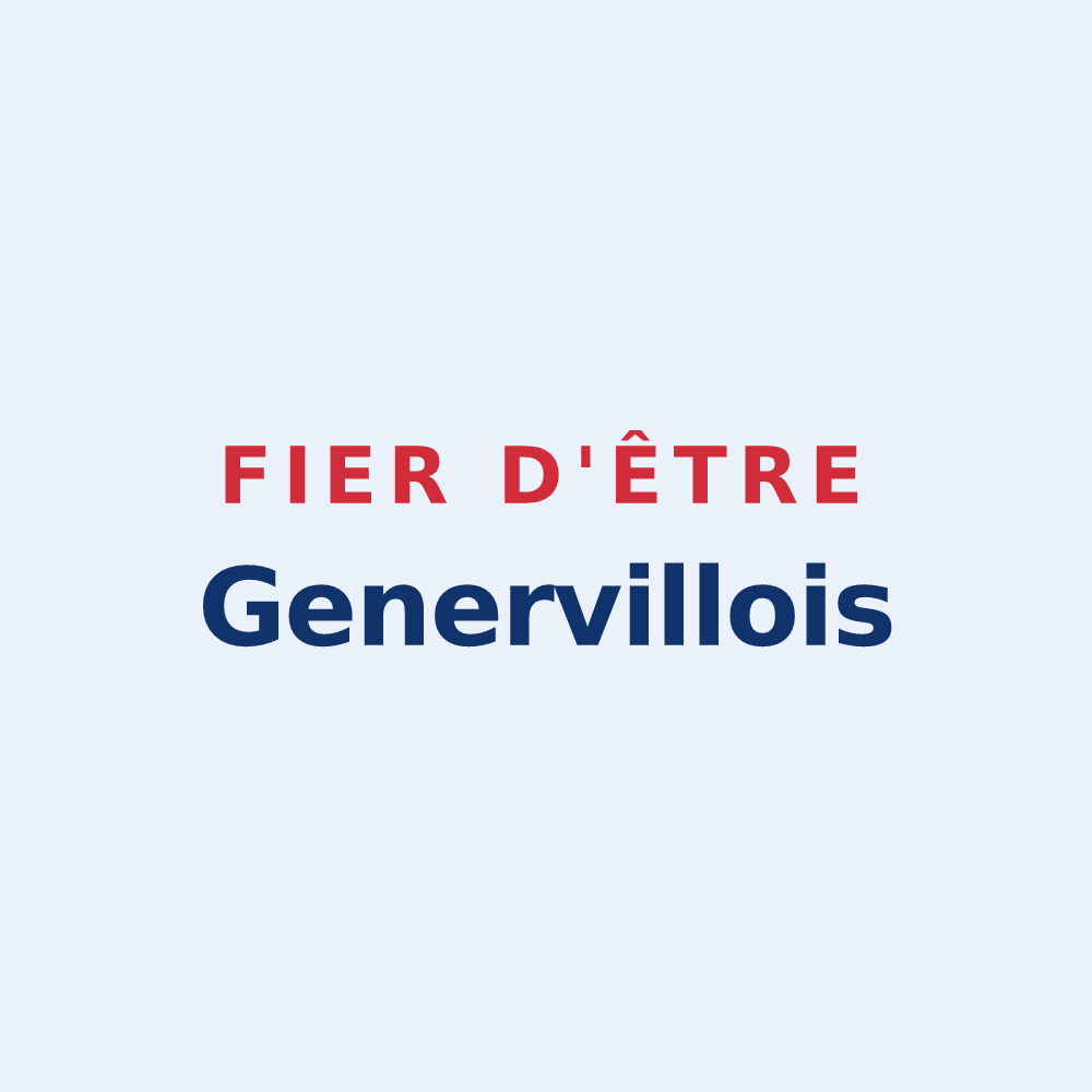 Sticker « Fier d'être Genervillois » — design pour Generville