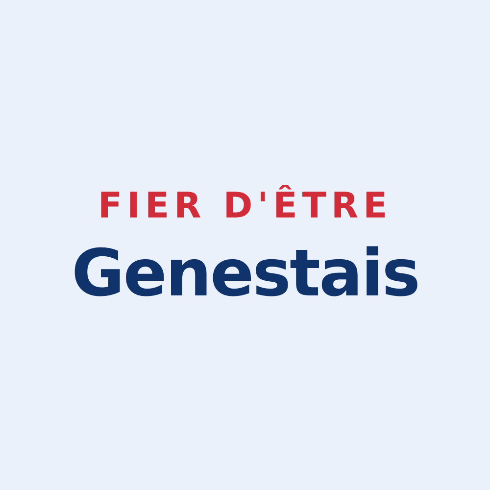 Sticker « Fier d'être Genestais » — design pour Genêts
