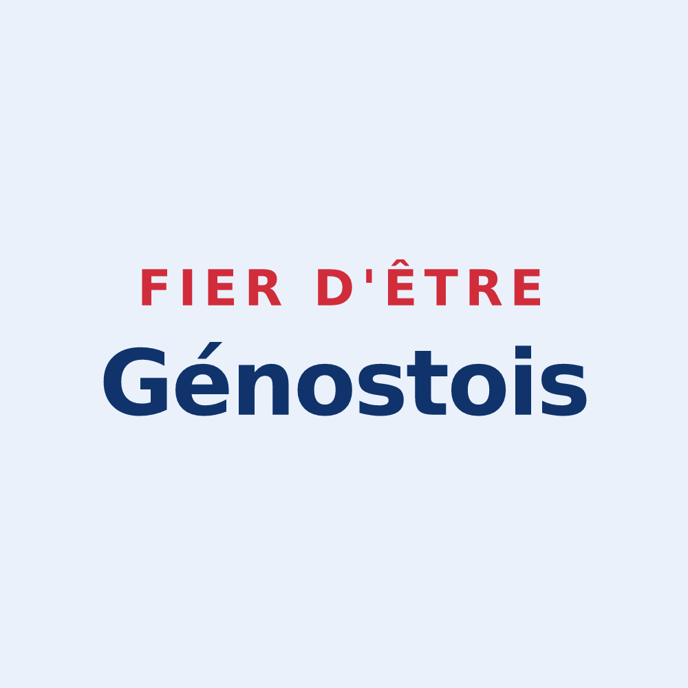 Sticker « Fier d'être Génostois » — design pour Génos