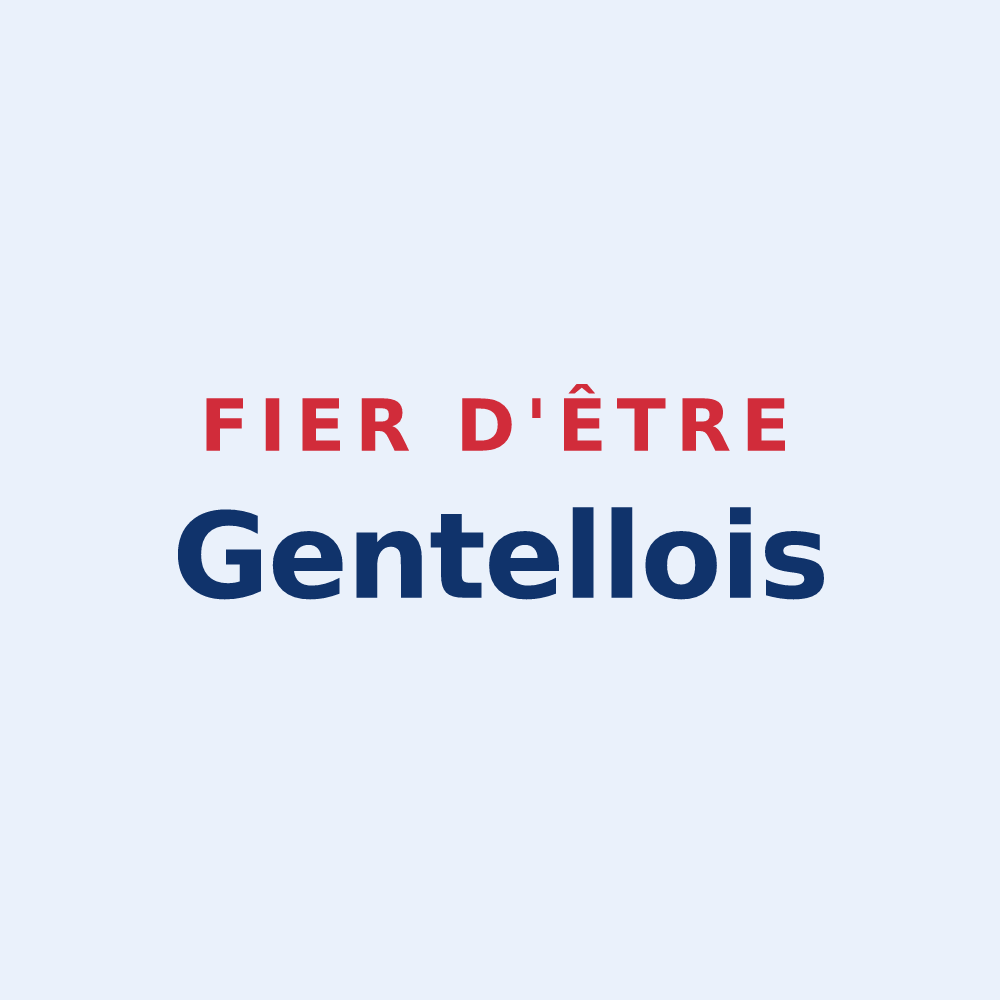 Sticker « Fier d'être Gentellois » — design pour Gentelles