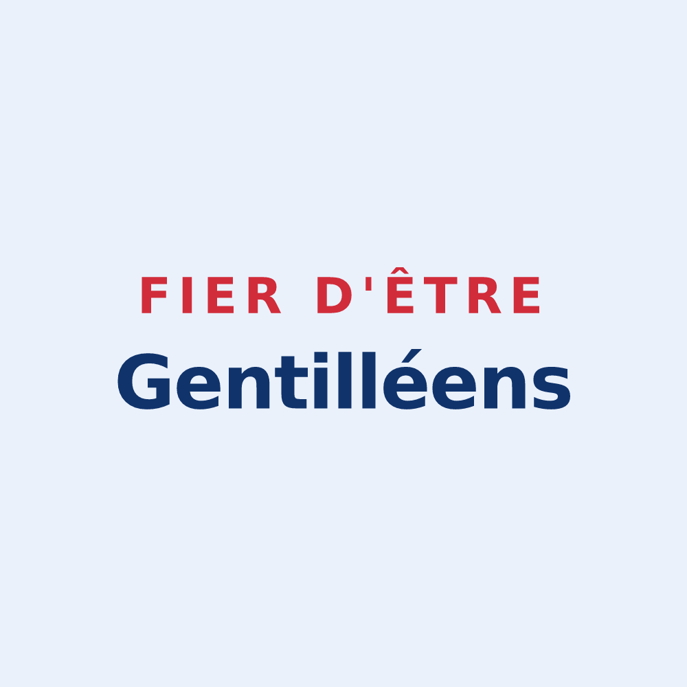 Sticker « Fier d'être Gentilléens » — design pour Gentilly