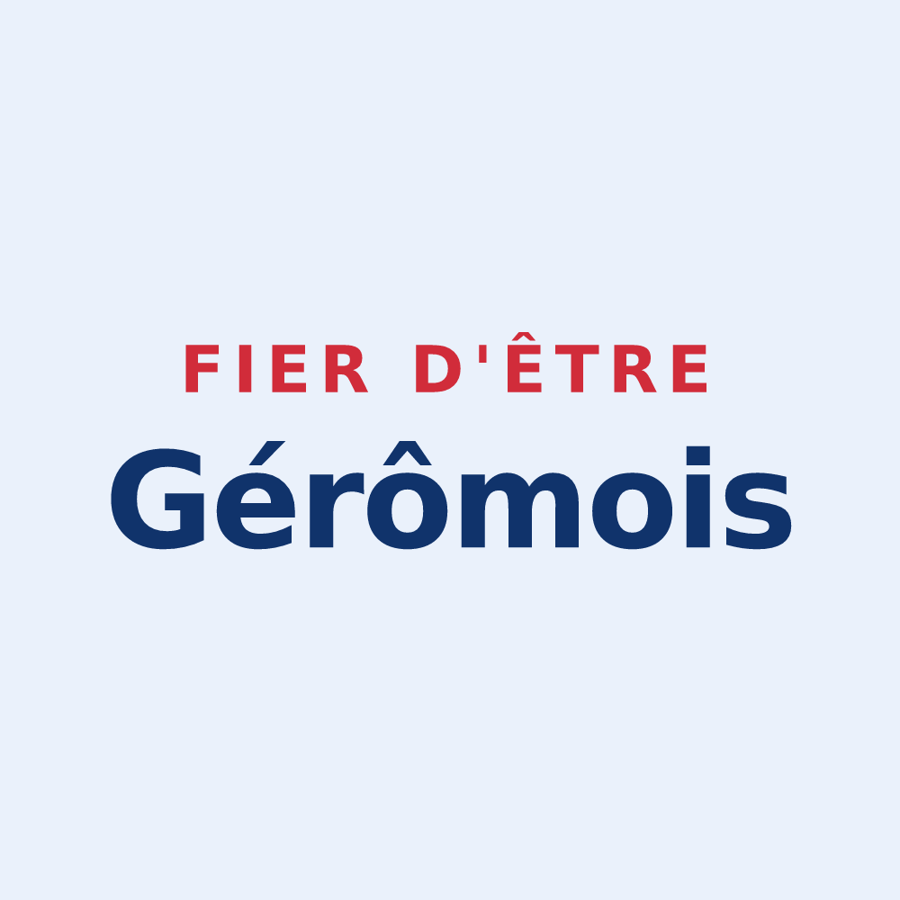 Sticker « Fier d'être Gérômois » — design pour Gérardmer