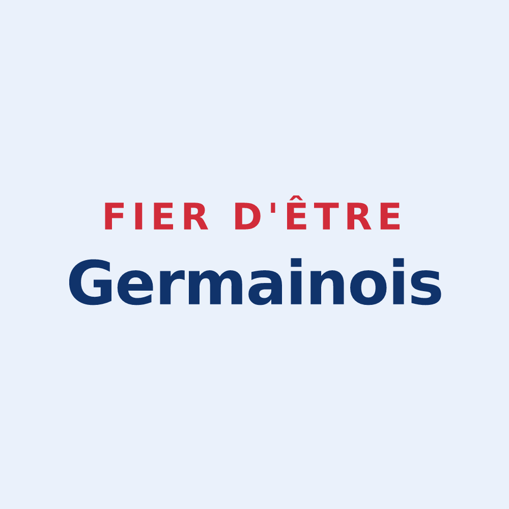 Sticker « Fier d'être Germainois » — design pour Germaine