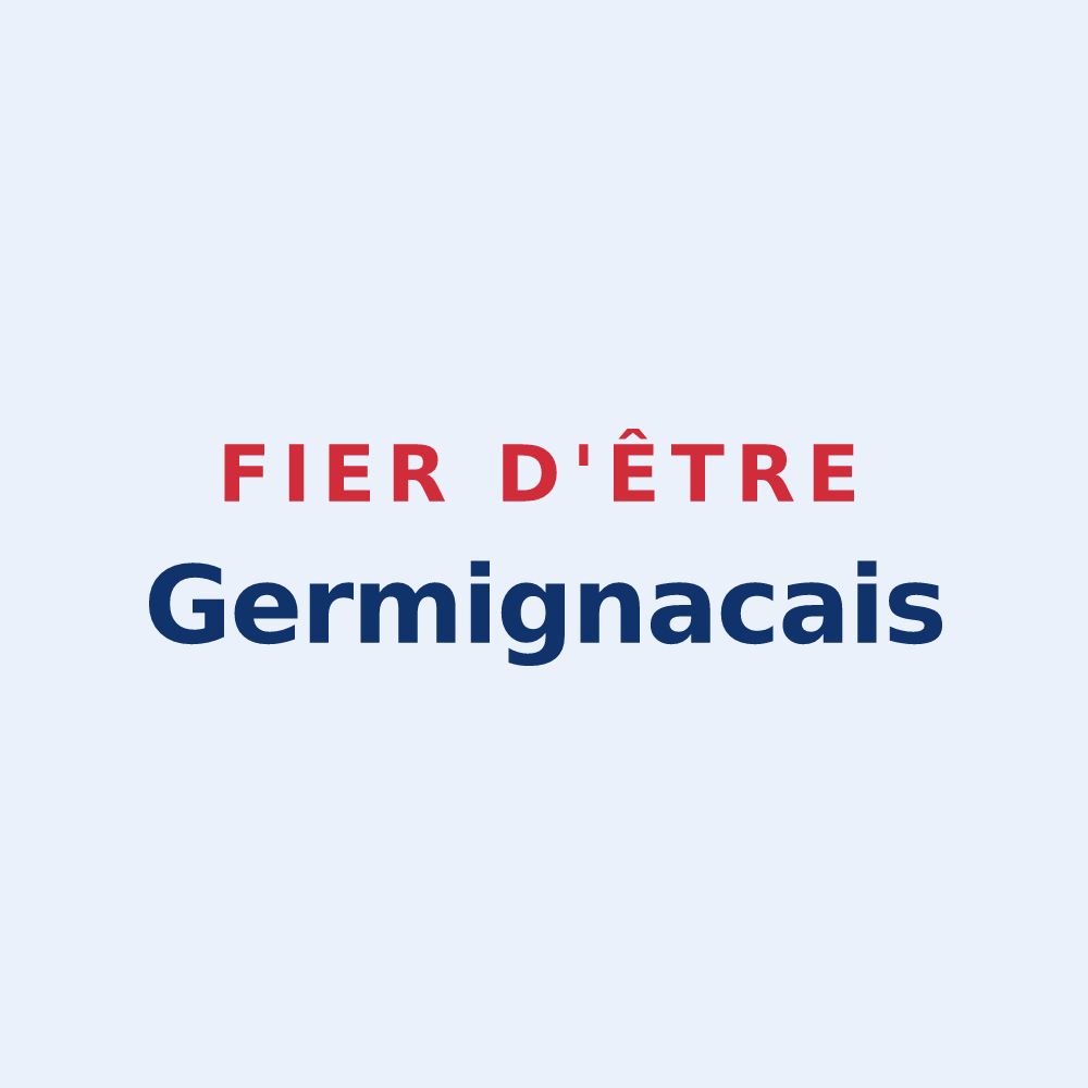 Sticker « Fier d'être Germignacais » — design pour Germignac