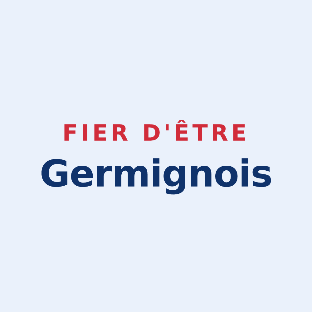Sticker « Fier d'être Germignois » — design pour Germigny-l'Évêque
