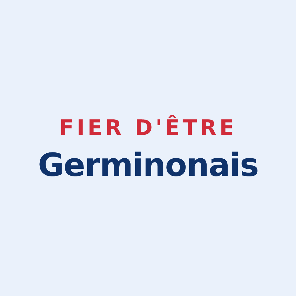 Sticker « Fier d'être Germinonais » — design pour Germinon