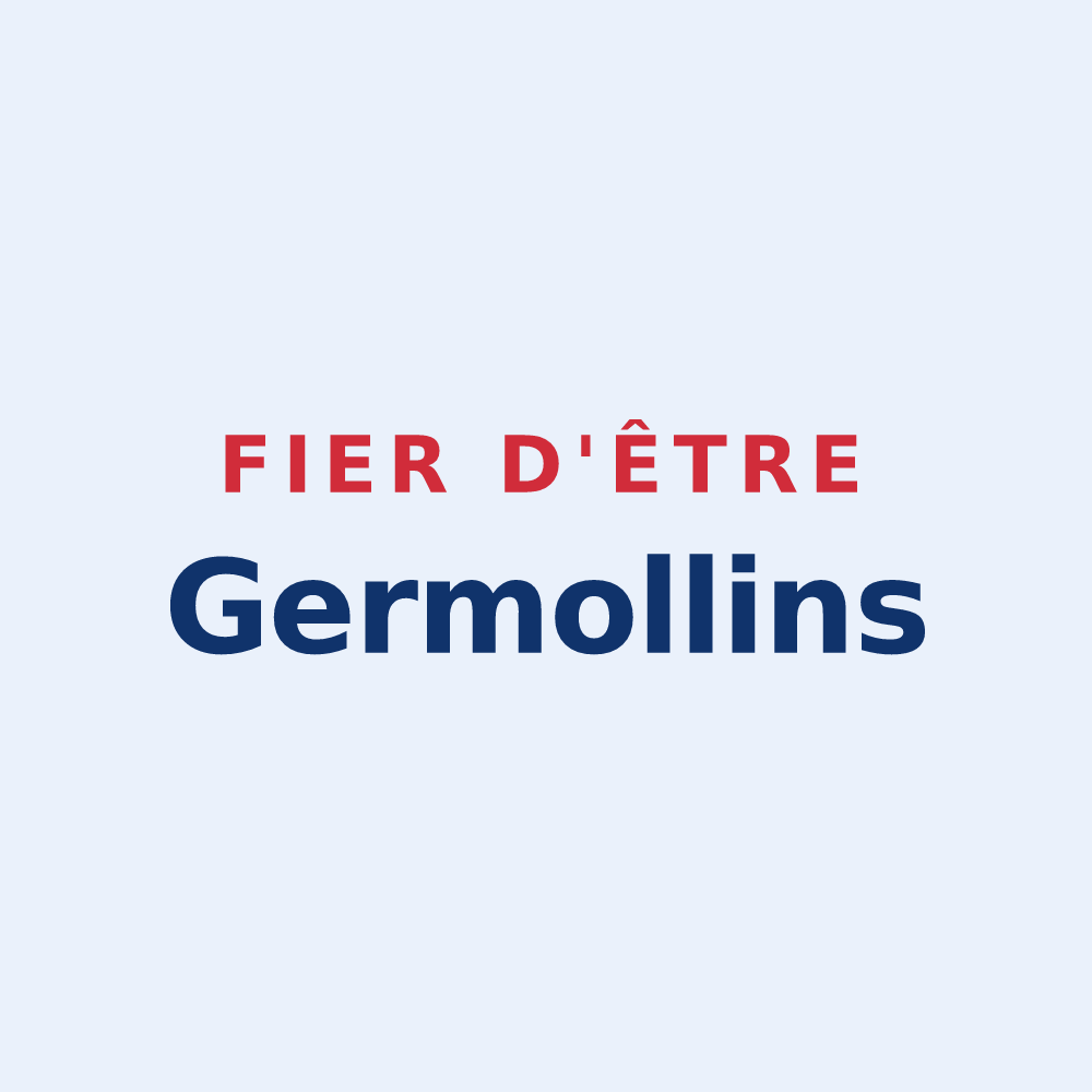 Sticker « Fier d'être Germollins » — design pour Germolles-sur-Grosne