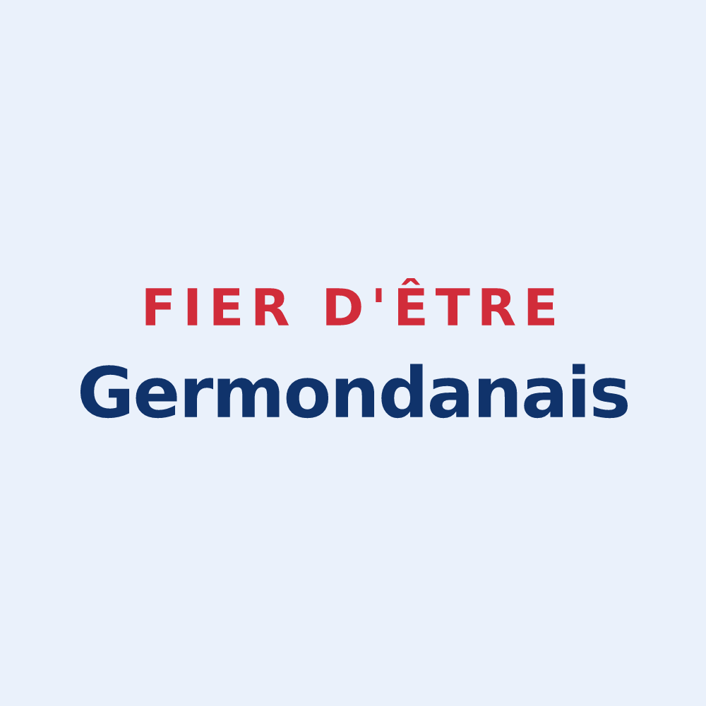 Sticker « Fier d'être Germondanais » — design pour Germondans