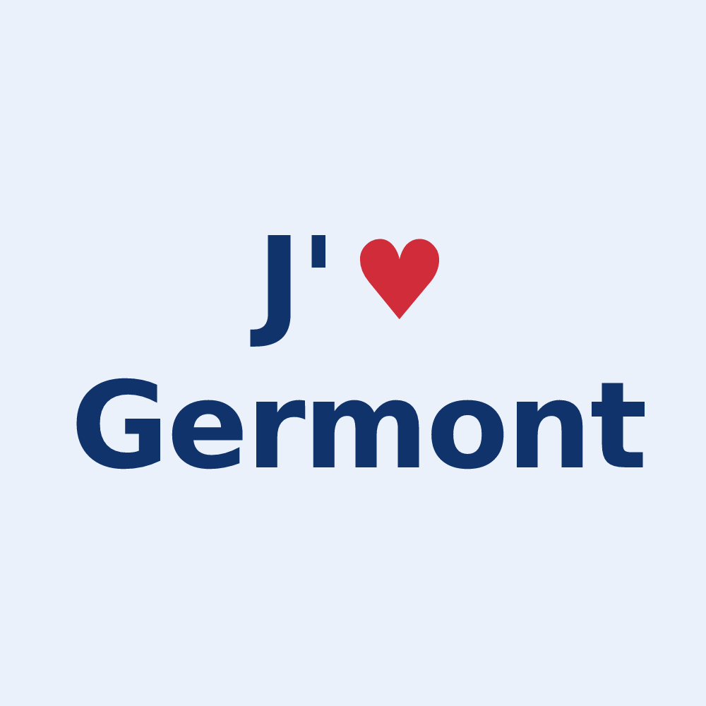 Sticker personnalisé Germont — design J'aime Germont