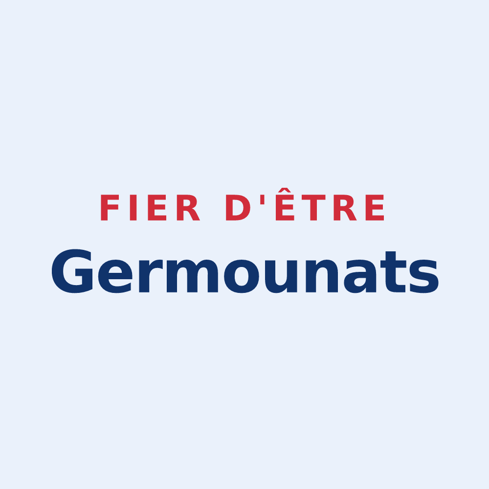 Sticker « Fier d'être Germounats » — design pour Germont