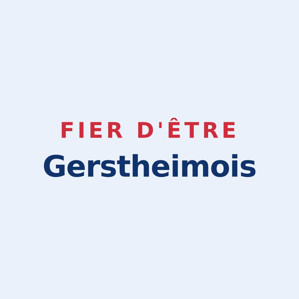 Sticker « Fier d'être Gerstheimois » — design pour Gerstheim