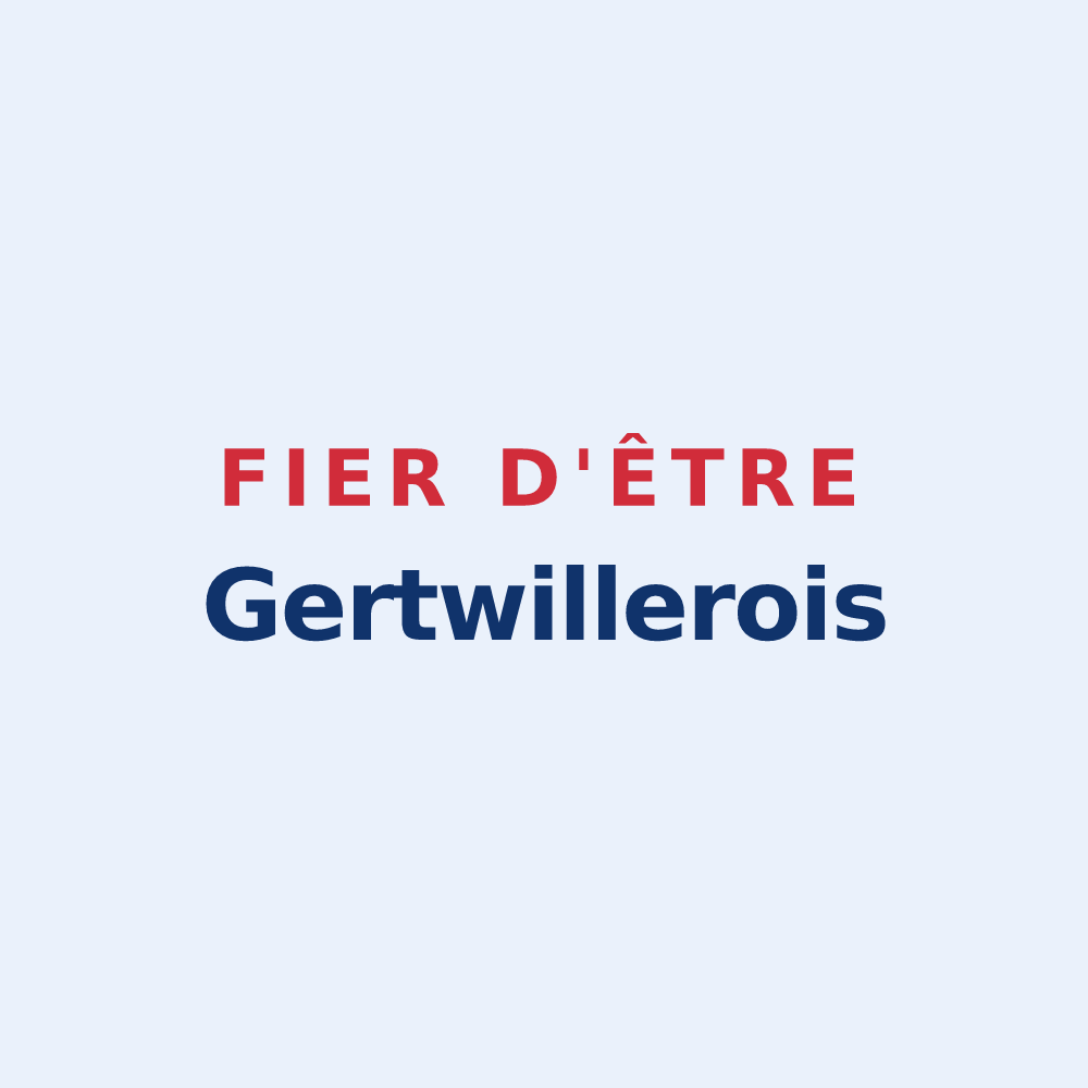 Sticker « Fier d'être Gertwillerois » — design pour Gertwiller