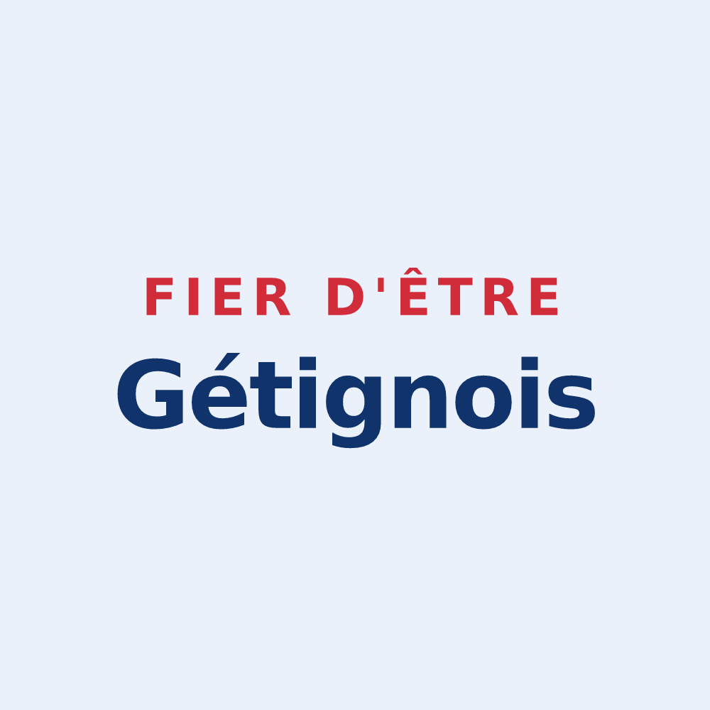 Sticker « Fier d'être Gétignois » — design pour Gétigné