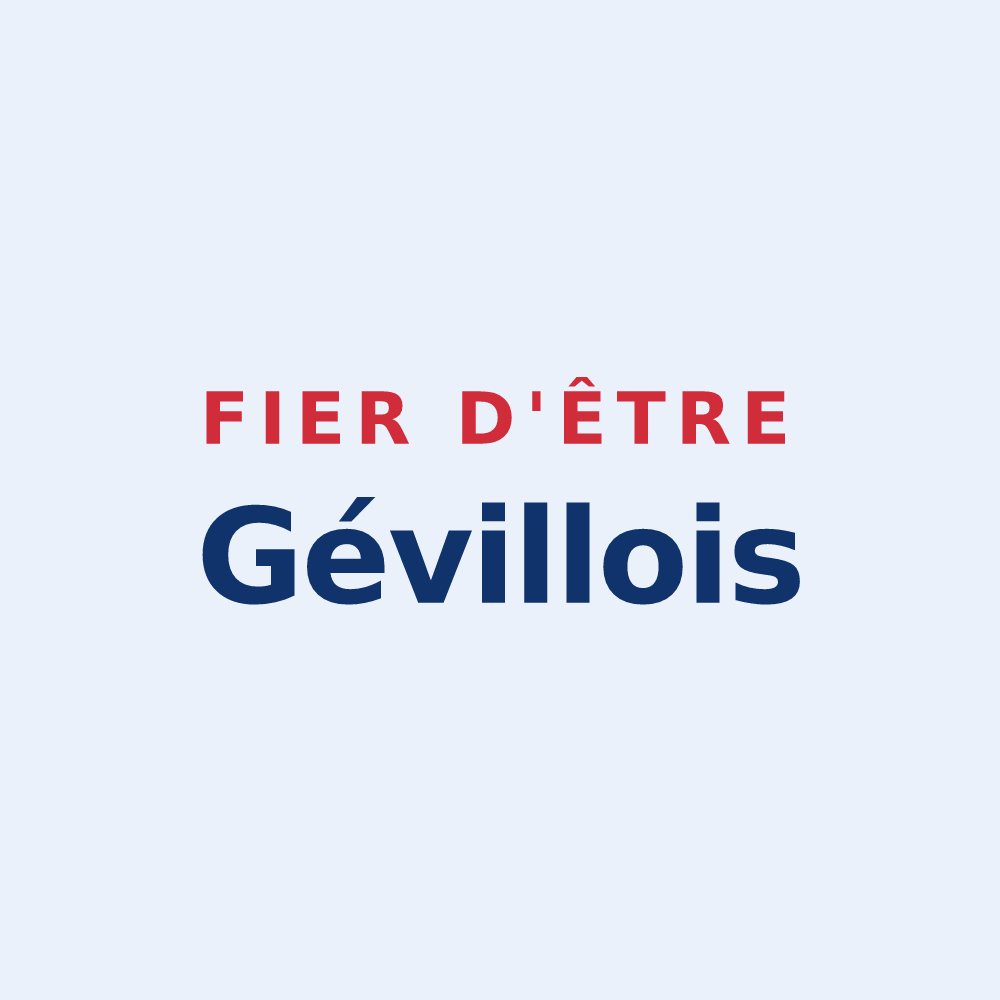 Sticker « Fier d'être Gévillois » — design pour Geville