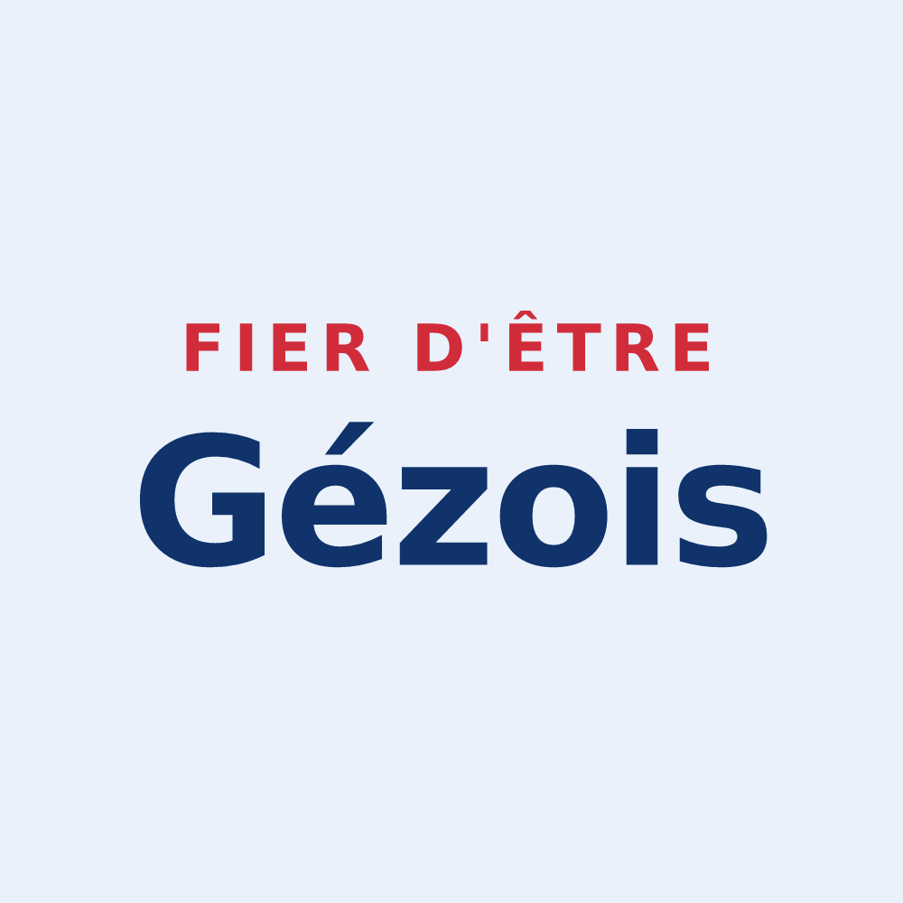 Sticker « Fier d'être Gézois » — design pour Gez-ez-Angles