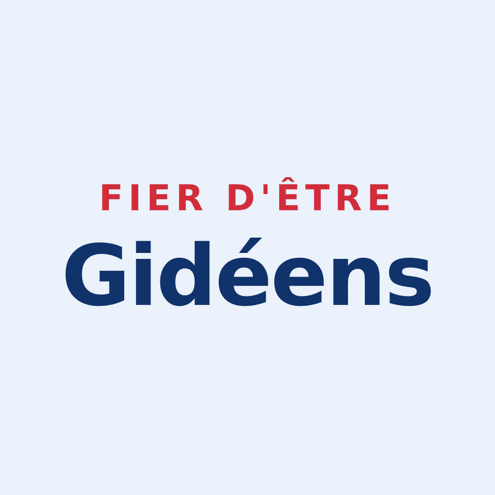 Sticker « Fier d'être Gidéens » — design pour Gidy