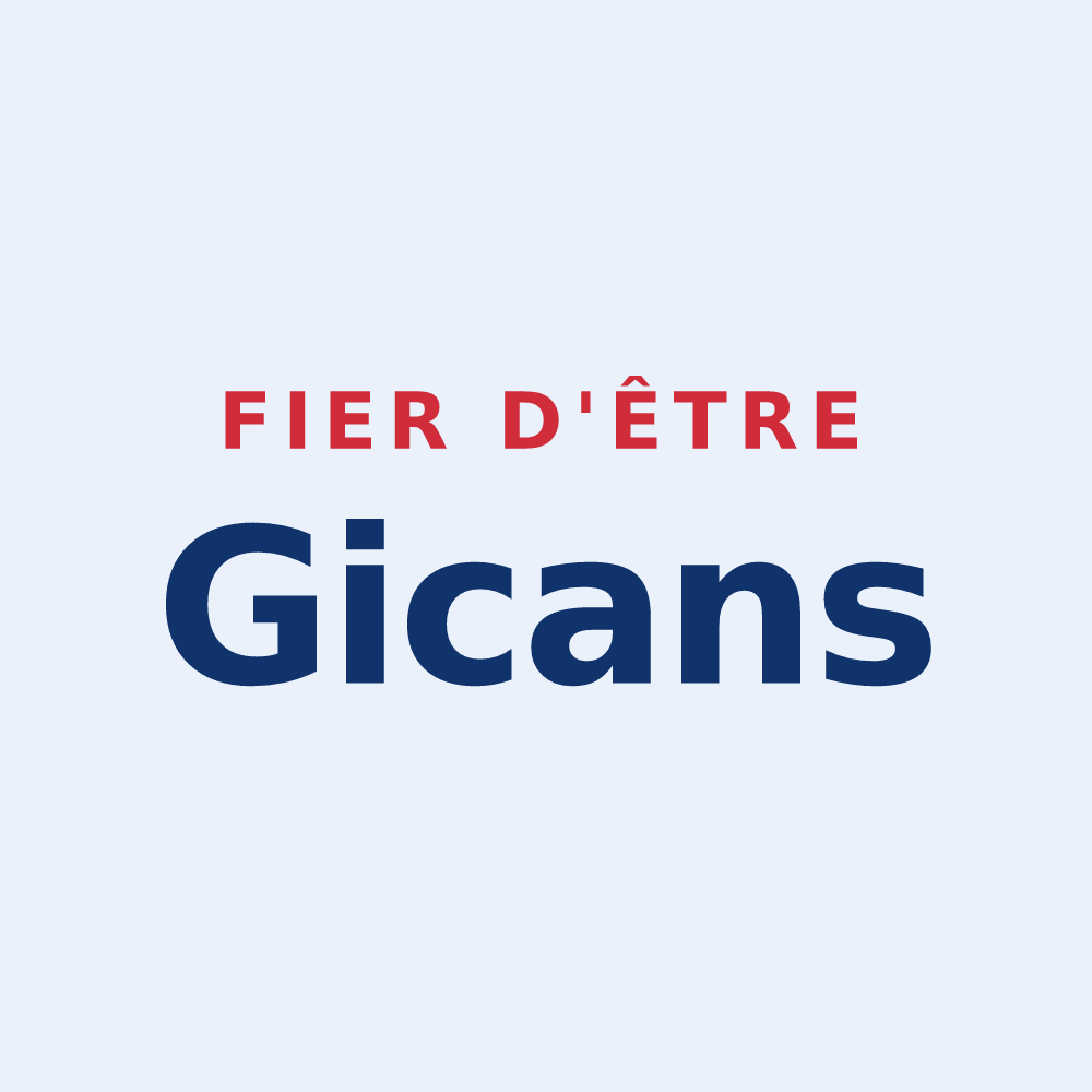 Sticker « Fier d'être Gicans » — design pour Giez
