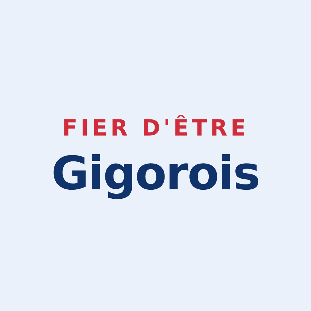 Sticker « Fier d'être Gigorois » — design pour Gigors-et-Lozeron