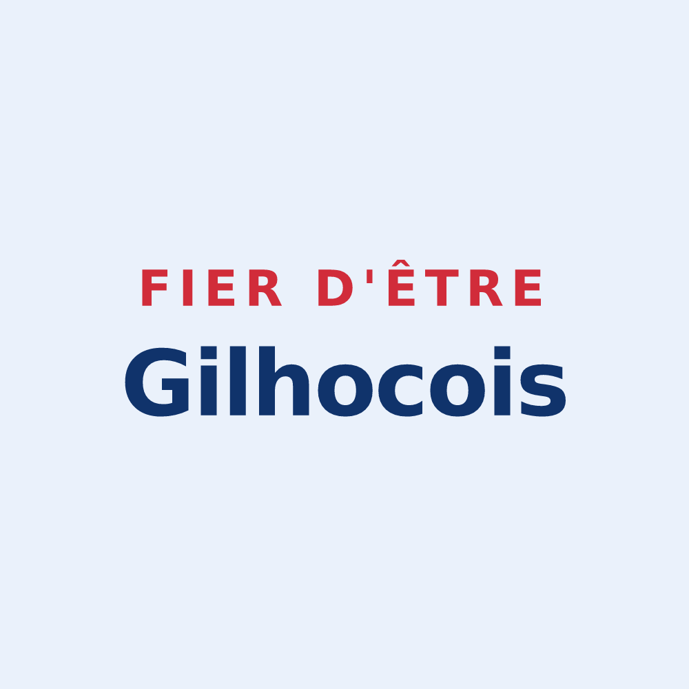 Sticker « Fier d'être Gilhocois » — design pour Gilhoc-sur-Ormèze