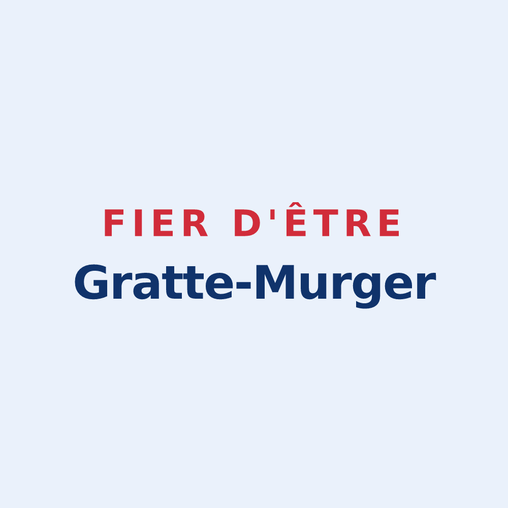 Sticker « Fier d'être Gratte-Murger » — design pour Gilley