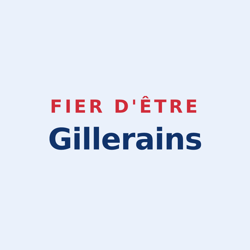 Sticker « Fier d'être Gillerains » — design pour Gilly-sur-Isère