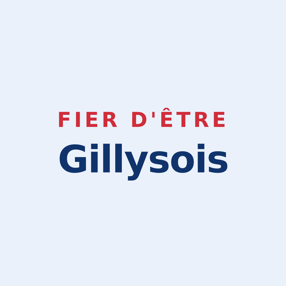 Sticker « Fier d'être Gillysois » — design pour Gilly-sur-Loire