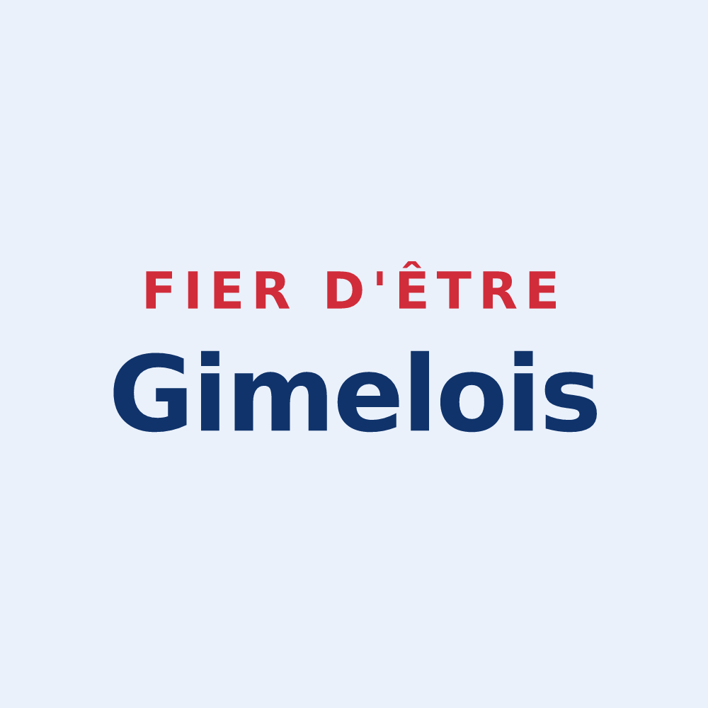 Sticker « Fier d'être Gimelois » — design pour Gimel-les-Cascades