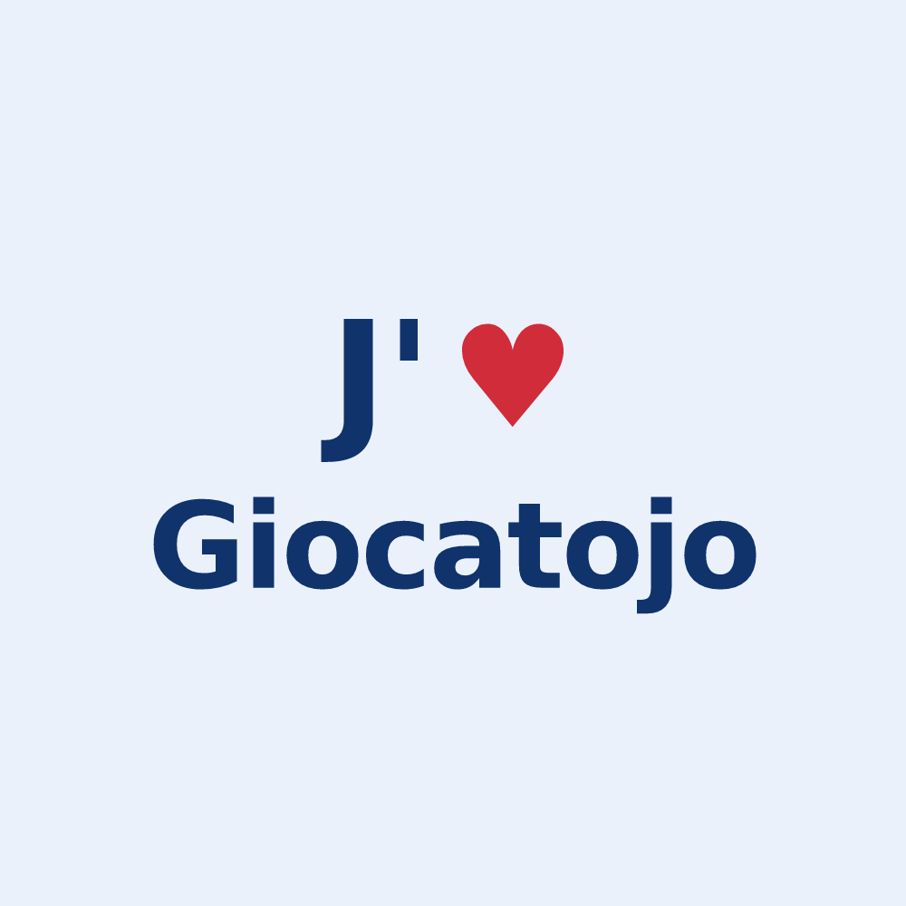 Sticker personnalisé Giocatojo — design J'aime Giocatojo