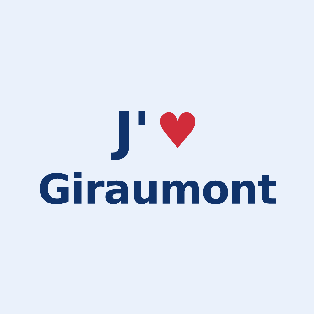 Sticker personnalisé Giraumont — design J'aime Giraumont