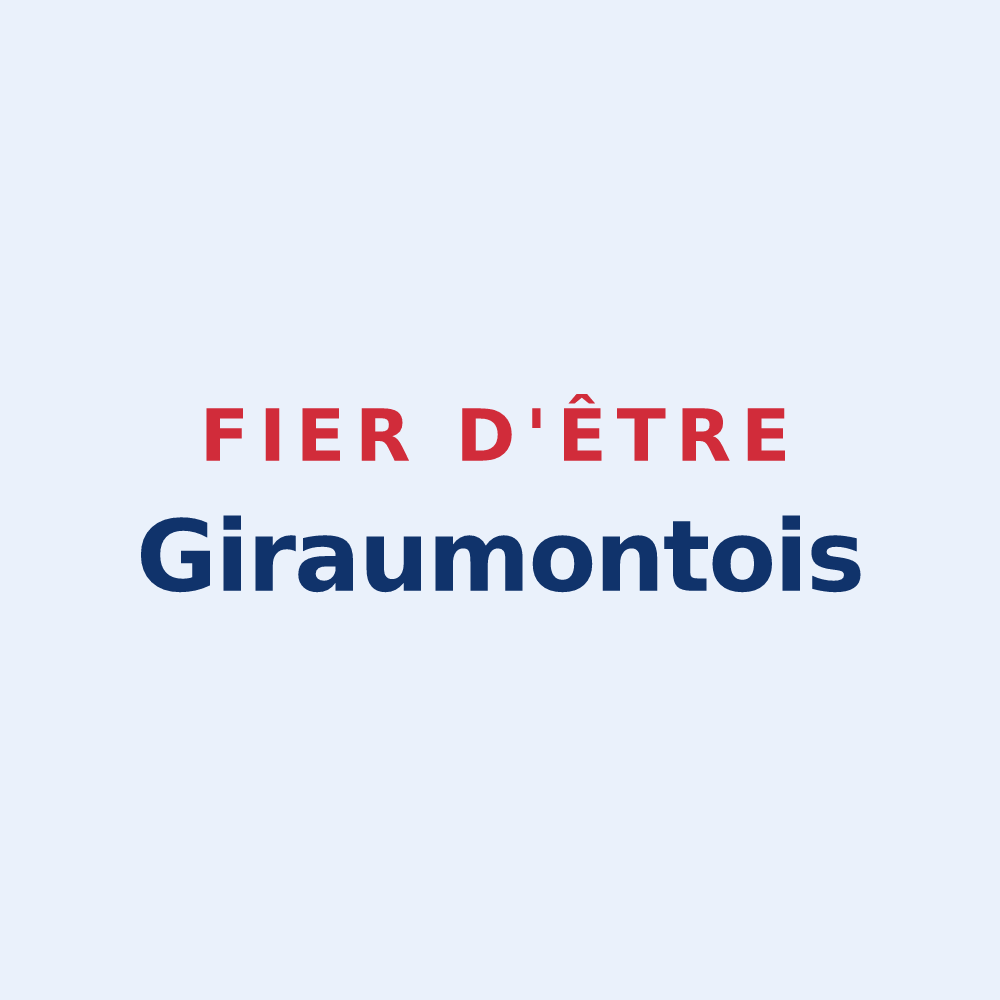 Sticker « Fier d'être Giraumontois » — design pour Giraumont