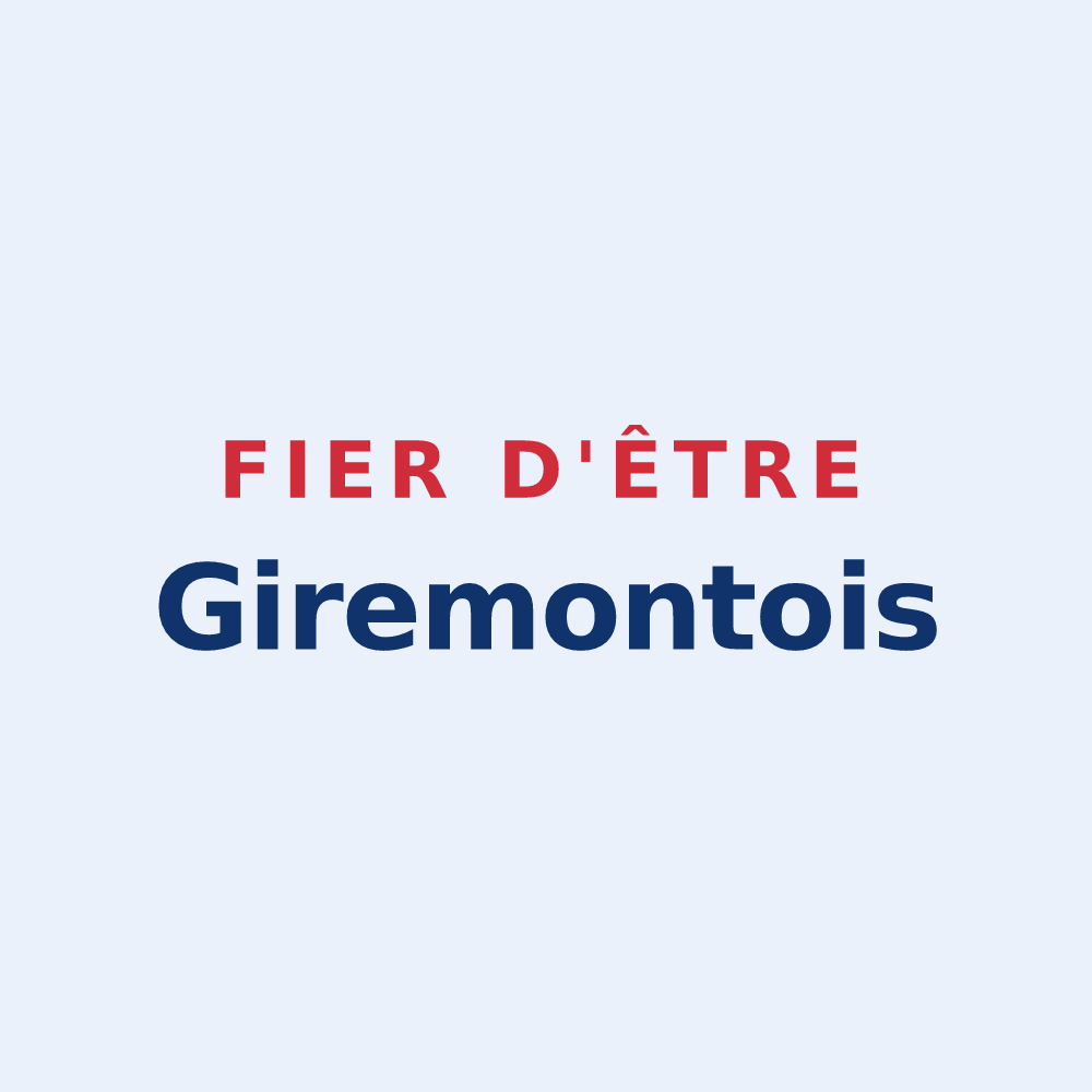 Sticker « Fier d'être Giremontois » — design pour Giremoutiers