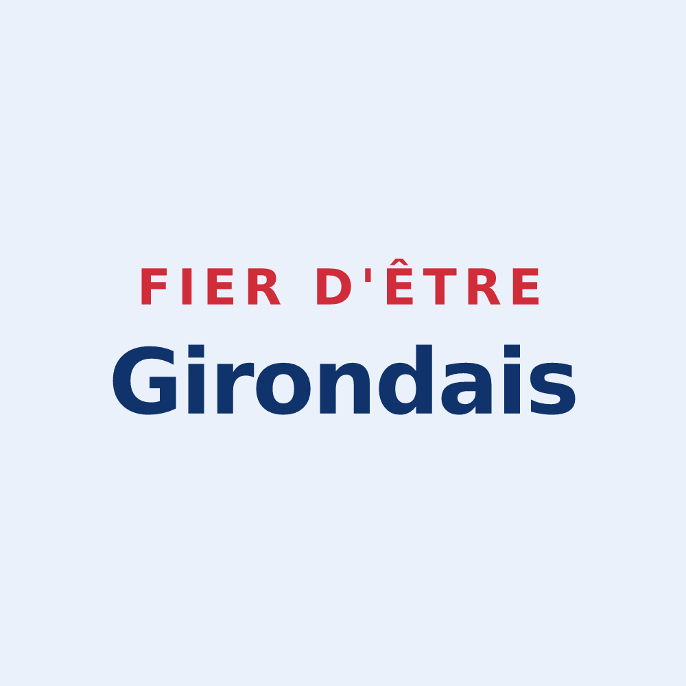 Sticker « Fier d'être Girondais » — design pour Gironde-sur-Dropt