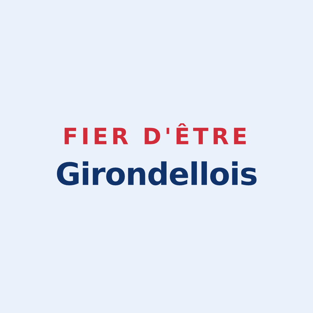 Sticker « Fier d'être Girondellois » — design pour Girondelle