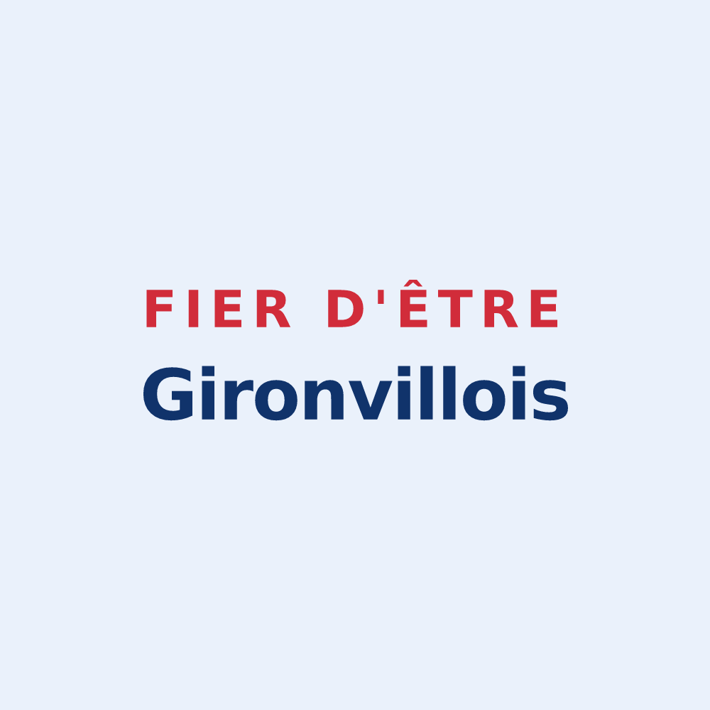 Sticker « Fier d'être Gironvillois » — design pour Gironville-sur-Essonne