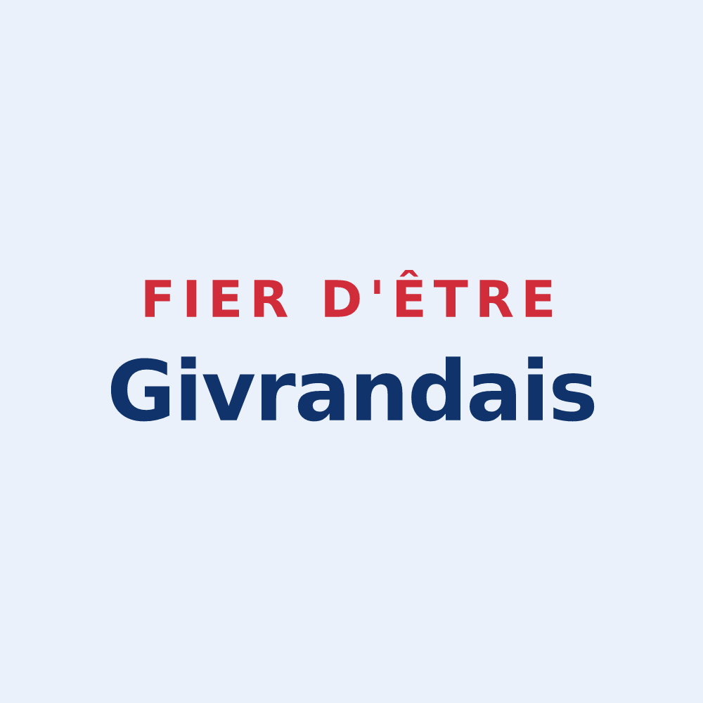 Sticker « Fier d'être Givrandais » — design pour Givrand