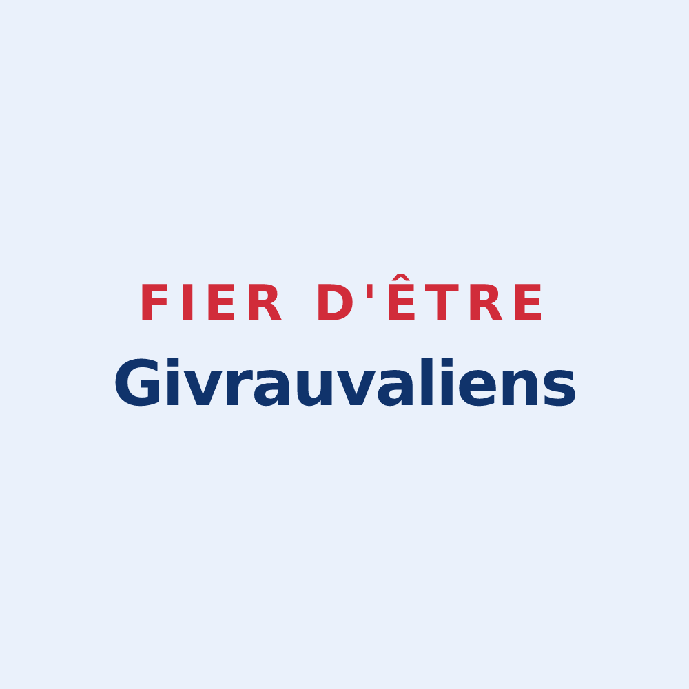 Sticker « Fier d'être Givrauvaliens » — design pour Givrauval