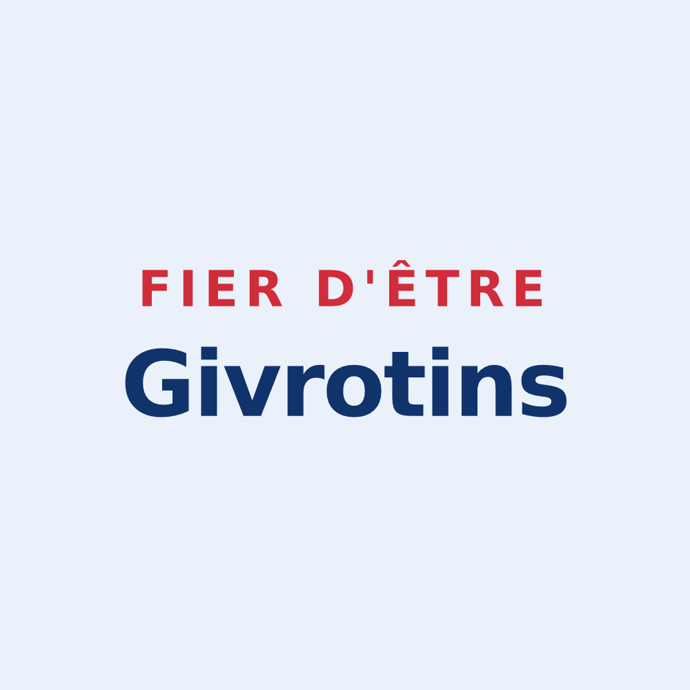 Sticker « Fier d'être Givrotins » — design pour Givry
