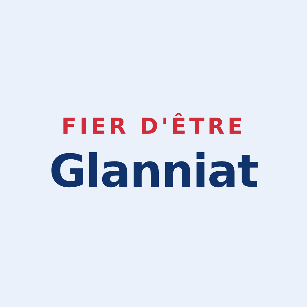 Sticker « Fier d'être Glanniat » — design pour Glannes