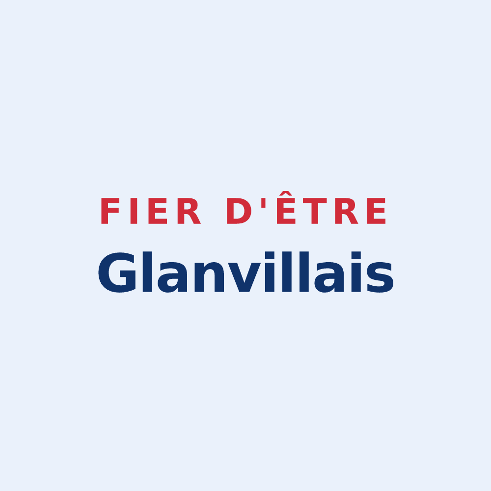 Sticker « Fier d'être Glanvillais » — design pour Glanville