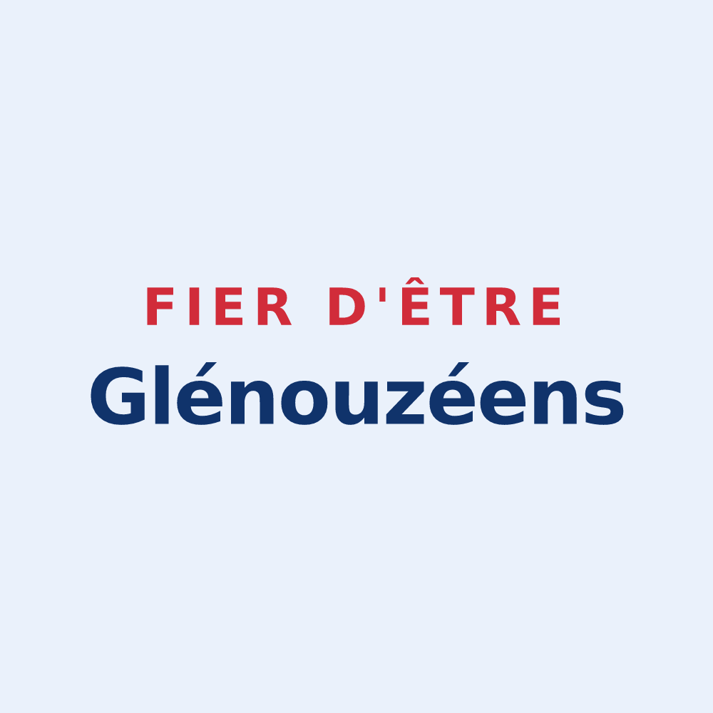 Sticker « Fier d'être Glénouzéens » — design pour Glénouze