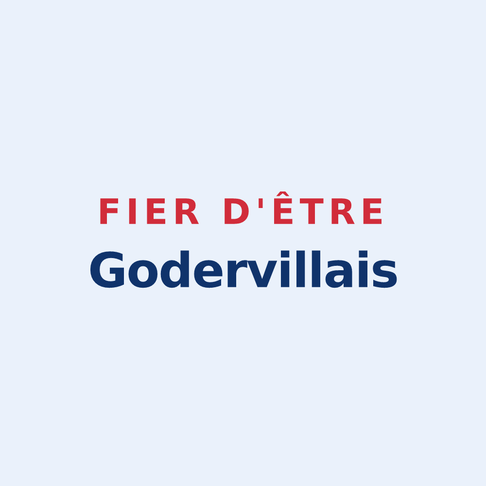 Sticker « Fier d'être Godervillais » — design pour Goderville