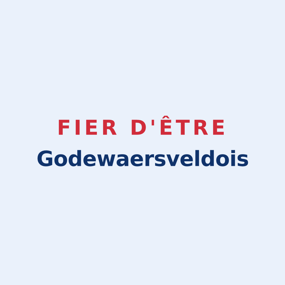 Sticker « Fier d'être Godewaersveldois » — design pour Godewaersvelde