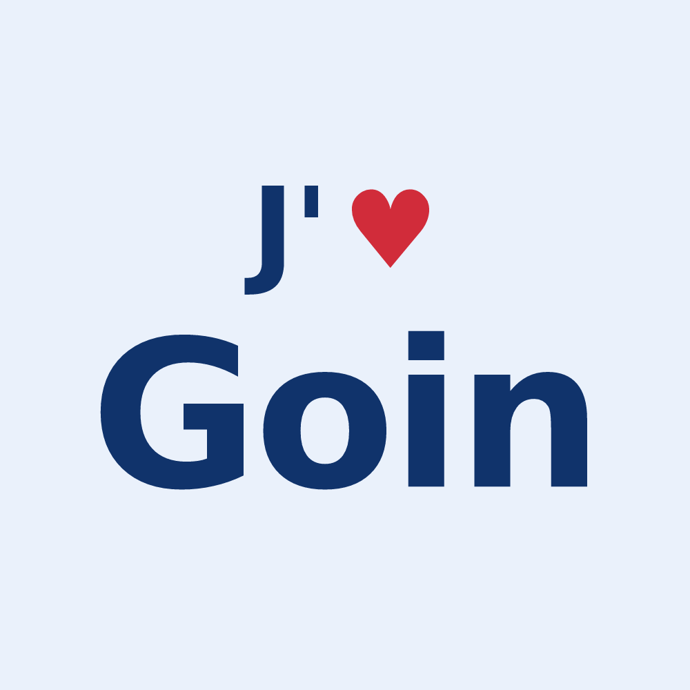 Sticker personnalisé Goin — design J'aime Goin