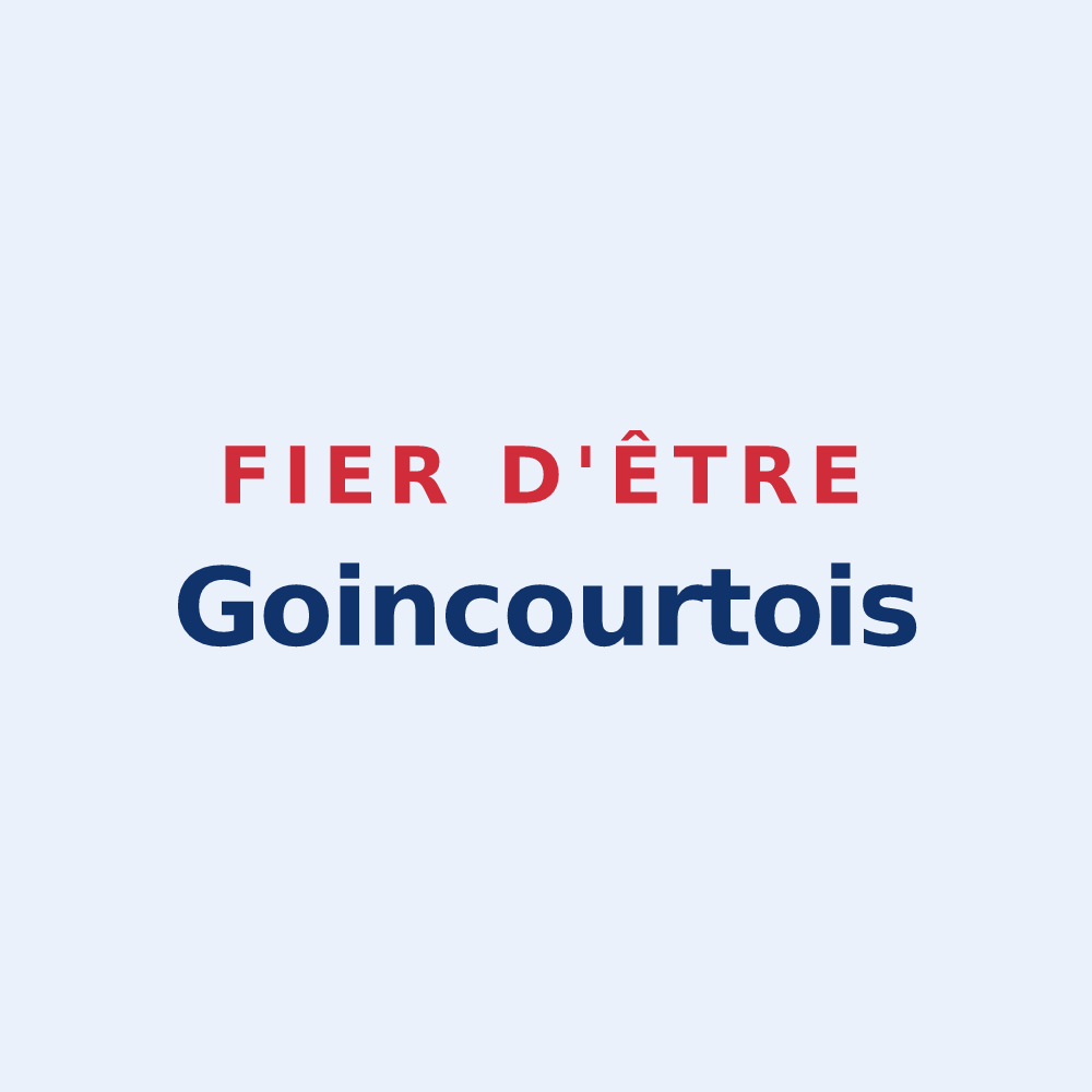 Sticker « Fier d'être Goincourtois » — design pour Goincourt
