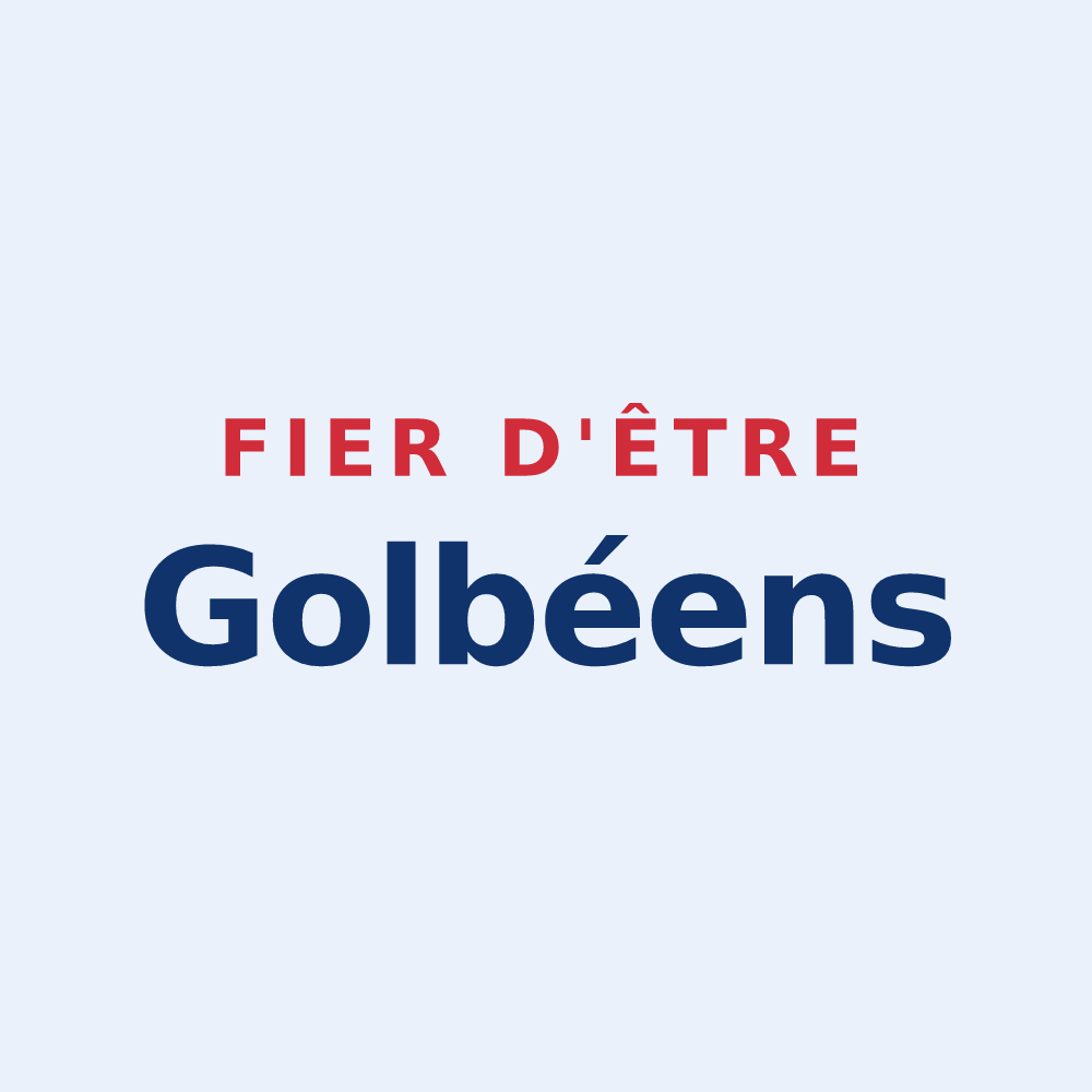 Sticker « Fier d'être Golbéens » — design pour Golbey