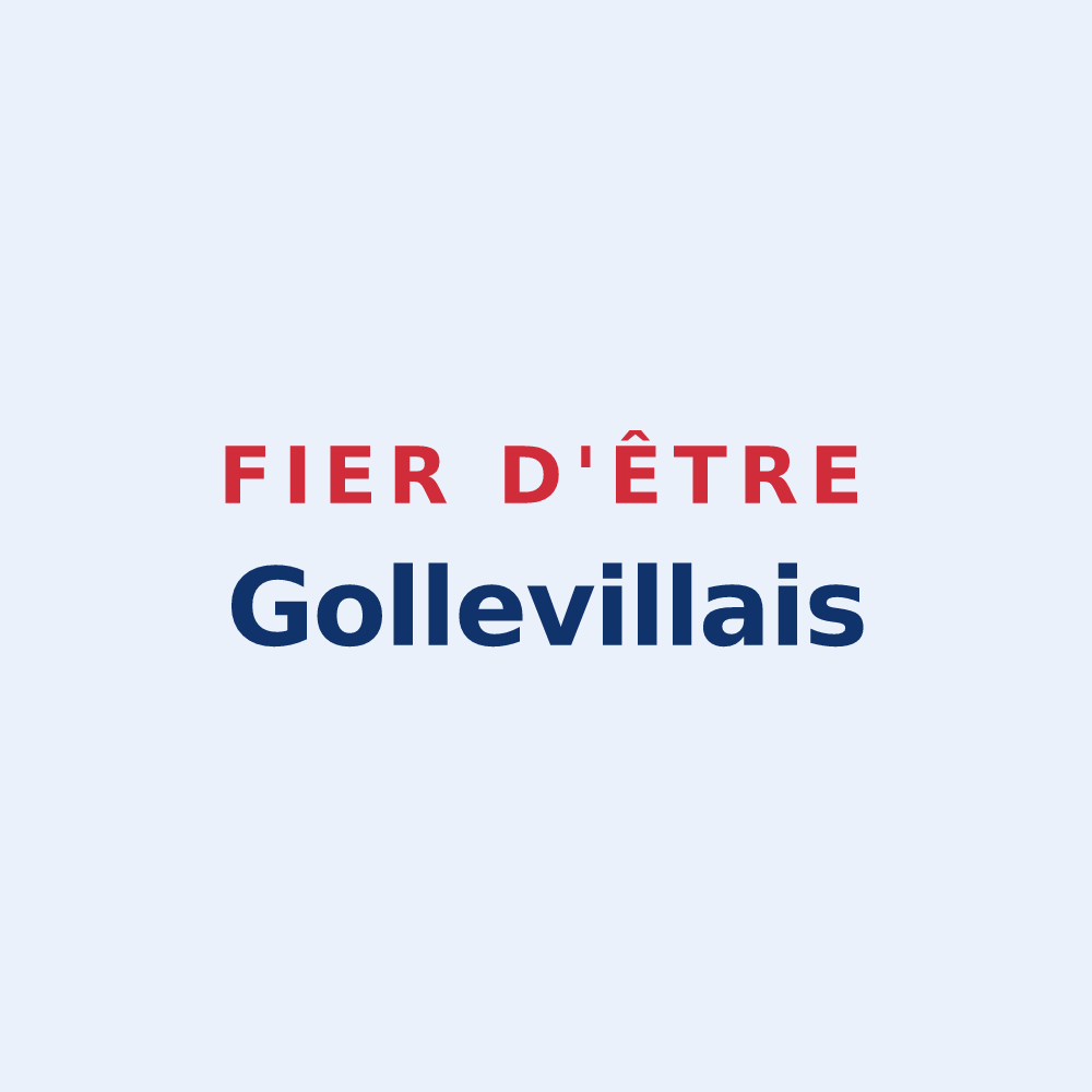 Sticker « Fier d'être Gollevillais » — design pour Golleville