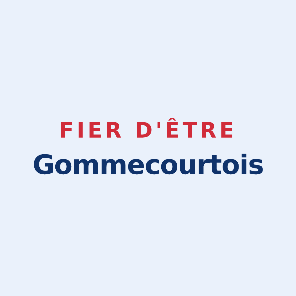 Sticker « Fier d'être Gommecourtois » — design pour Gommecourt