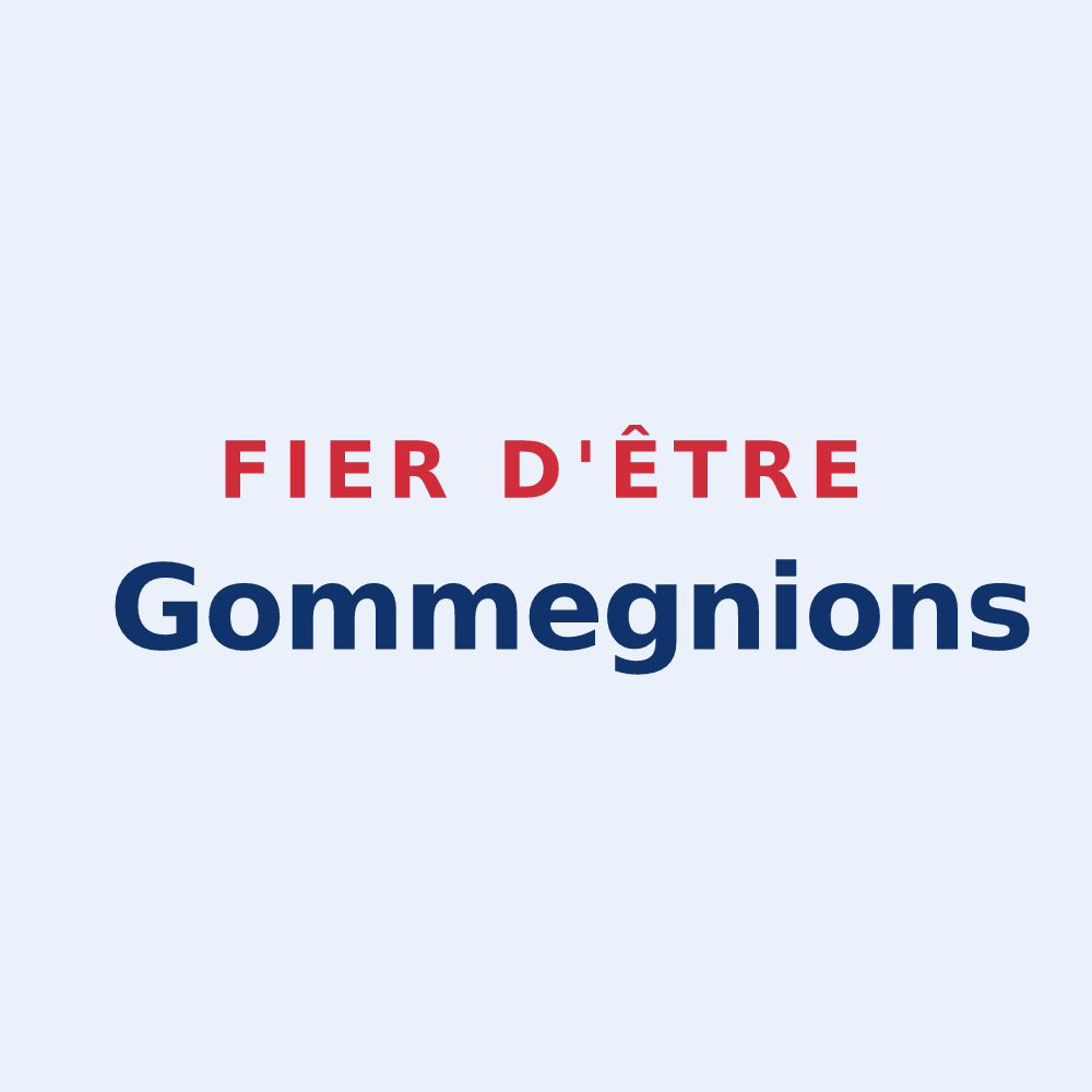 Sticker « Fier d'être Gommegnions » — design pour Gommegnies