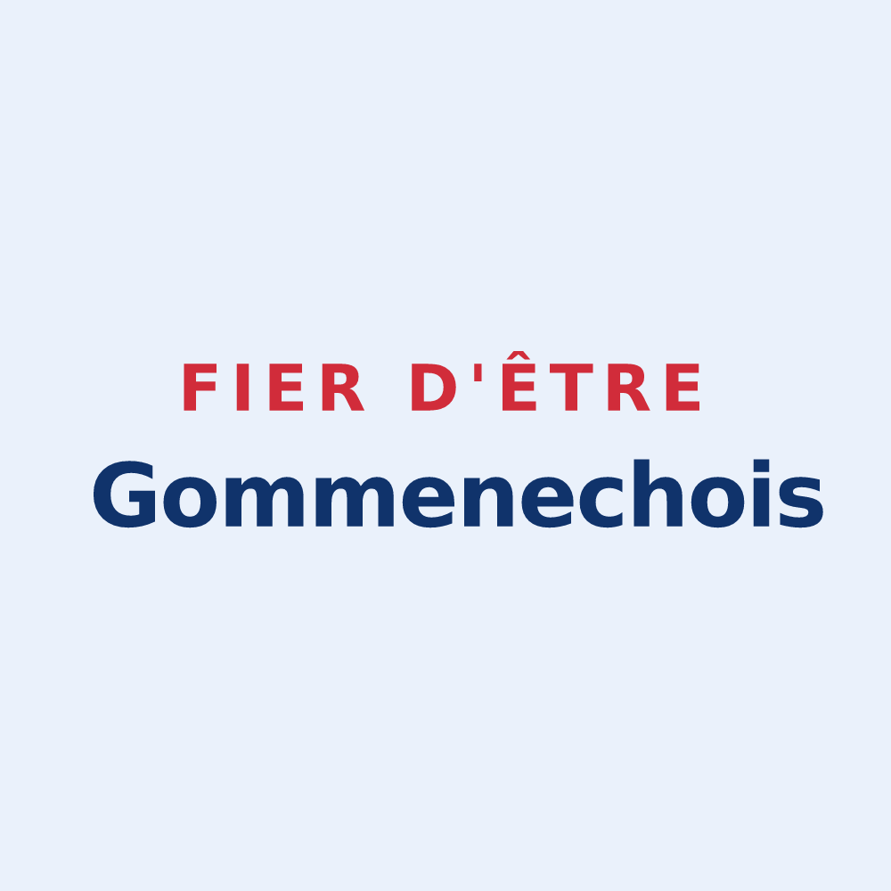 Sticker « Fier d'être Gommenechois » — design pour Gommenec'h