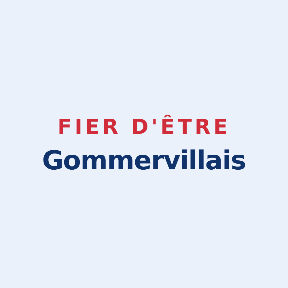 Sticker « Fier d'être Gommervillais » — design pour Gommerville